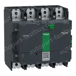 LC1G6304KUEN Contactor, high power, TeSys Giga 630, standard version, 4 pole/NO, AC-1 <=440V 1050A, 100-250VAC/DC coil