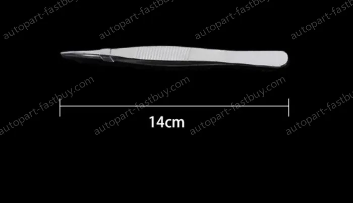 Stainless steel tweezers Straight tip (thick) 14cm