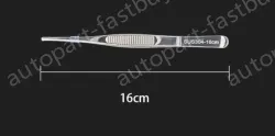 Stainless steel tweezers Straight round head (304 models) 16cm