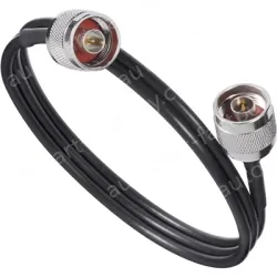 1m double N-type male coaxial cable