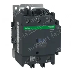 LC1D95M7C TeSys Deca Contactor, 3 Pole (3NO), AC-3/AC-3e, <=440V, 95A, 220VAC, Screw Terminal