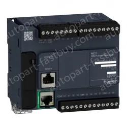 TM221CE24R logic controller, Modicon M221, 24 IO, relay, Ethernet