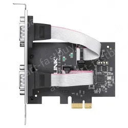 PCI-E to 2-port RS232 serial adapter card