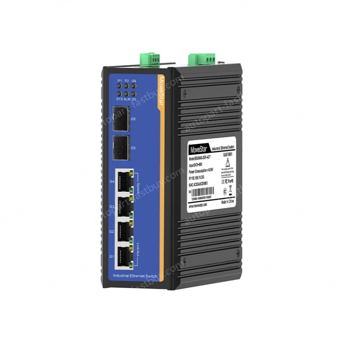 [Gigabit 2 Optical 4 Electrical] Ring Network Management Industrial Switch