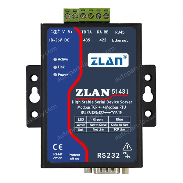 ZLAN5143I Full-isolation Serial Device Server
