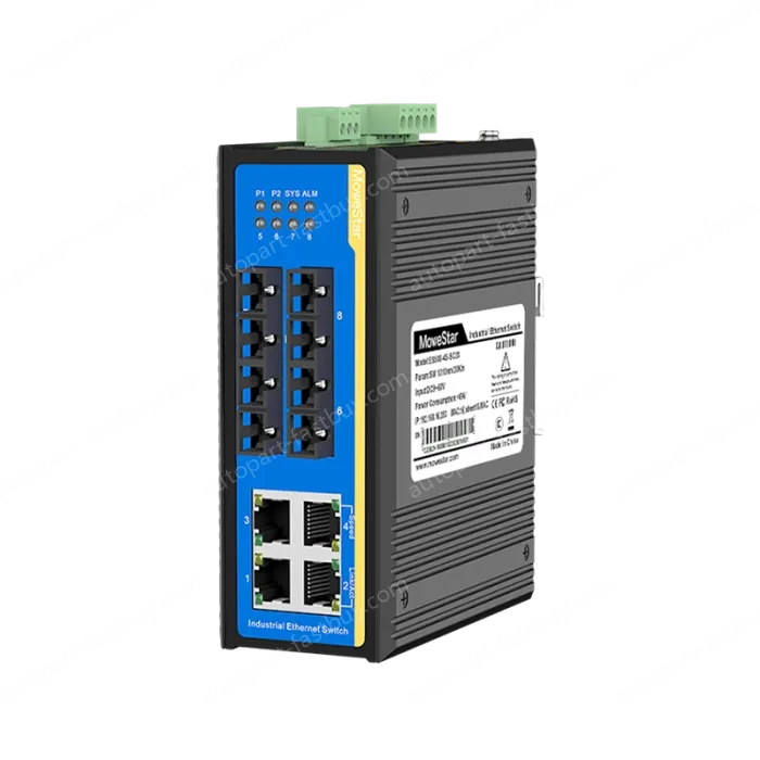 [100 Gigabit 4 Optical 4 Electrical] Ring Network Management Industrial Switch