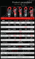 DE66D AC & DC current measurement with NCV