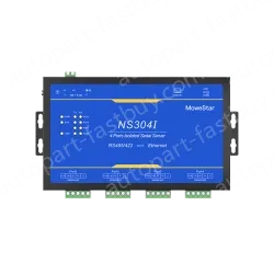 4 Ports RS485/422 Serial to 100M Ethernet Opto-isolated Server