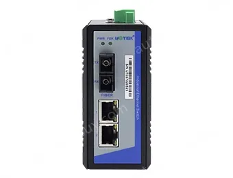 UOTEK 2-Port 100M Network Fiber Optic Transceiver