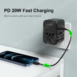 20W PD fast charger travel adapter