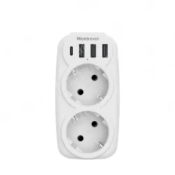 Europe plug USB C charging wall socket