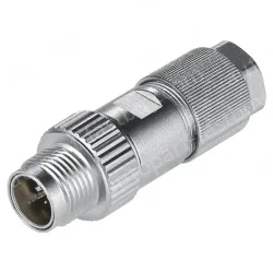 M12 X-Code 8 Pin male connector