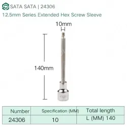 Dafei 10mm with a total length of 140mm-24306