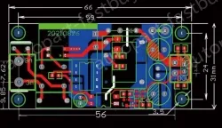 Small, safe isolated, regulated power supply switching power supply module 5V 1A Vertical pins