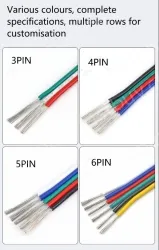 LED light connecting cable 16AWG*8 and (26/0.254TS)