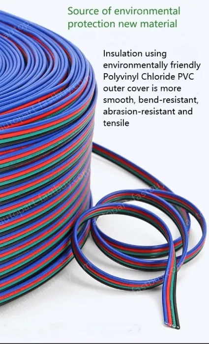 LED light connecting cable 16AWG*3 and (26/0.14TS)