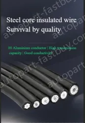 Steel core insulated wire 10KV3.4 thickness*JKLGYJ-16/3