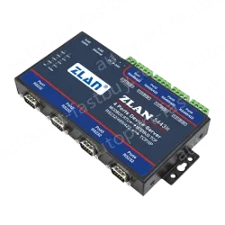 4 RS232 serial ports and 4 RS422/485 serial ports Serial Device Server