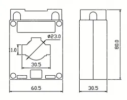 Current transformer YDBH0.66-30I-A-250/5A closed transformer