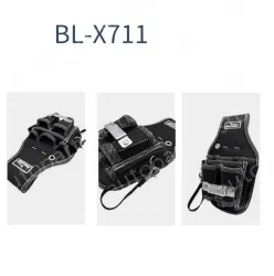 Waist bag + extra-thick waist belt + metal hanging