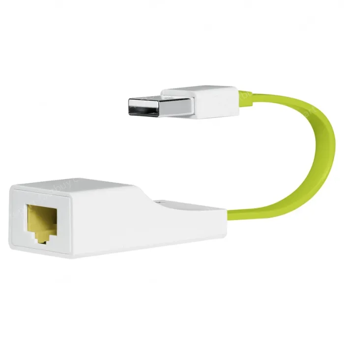 USB 2.0 to 100M Ethernet adapter Green
