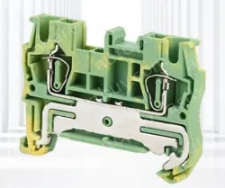 ST-2.5PE Grounding Terminal Block Spring Terminal Block Pull-back Yellow and Green Spring Grounding Strip