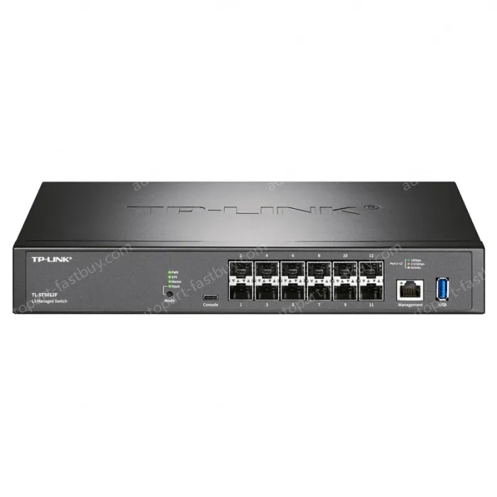 12 SFP+ ports Full 10 Gigabit Layer 3 network management switches
