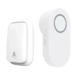 No need for battery powered doorbell wireless 433 remote Dingdong music light self generating caller