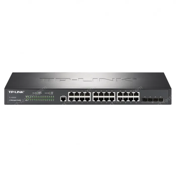 24 Gigabit RJ45 ports, 4 Gigabit SFP+ ports Layer 3 network management switches