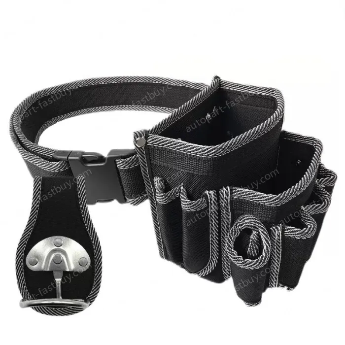 Waist bag + extra-thick waist belt + metal hanging