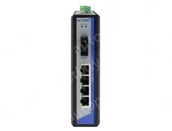 UOTEK 10/100M 1 Fiber 4 RJ-45 Ports Industrial Switch