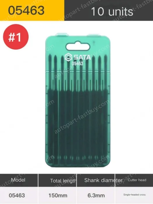 10Pcs single head cross #1 with a total length of 150mm-05463