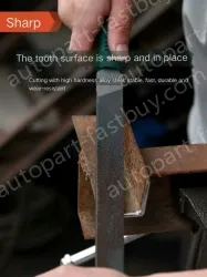 Fine-toothed square file 12 inches with a total length of 430mm