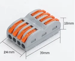 Quick terminal blocks-SPL-4 quadruple in and quad out