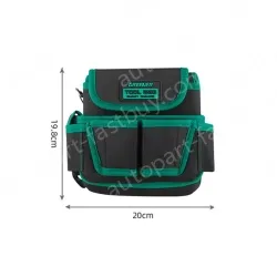 Multi-slip pocket belt bag with flap