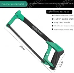 12 inch alloy square tube saw with 1 carbon steel saw blade The saw body can store the saw blade