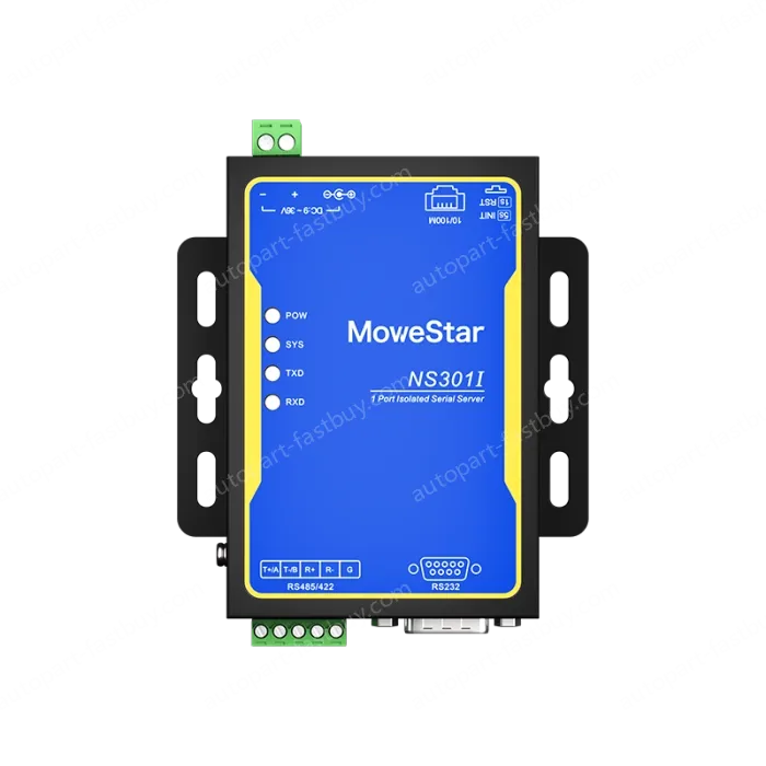 1 Port RS232/485/422 Serial to 100M Ethernet Opto-isolated Server