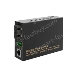 1 Port 100M F(x) + 1 Port 10/100M T(x) Ethernet fiber optic transceiver