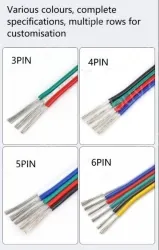 LED light connecting cable 18AWG*4 and (34/0.178TS)