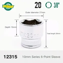 CALC-20mm-10mm series 3/8-12315