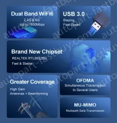 Wi-Fi 6 USB Network Adapter