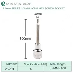 Dafei 4mm with a total length of 100mm-25201
