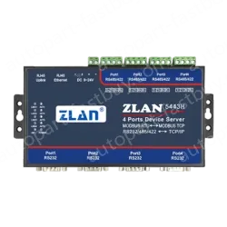 4 RS232 serial ports and 4 RS422/485 serial ports Serial Device Server