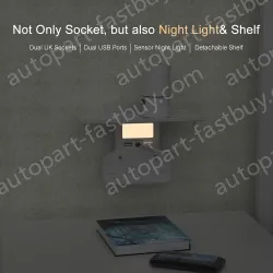 UK wall outlet extender