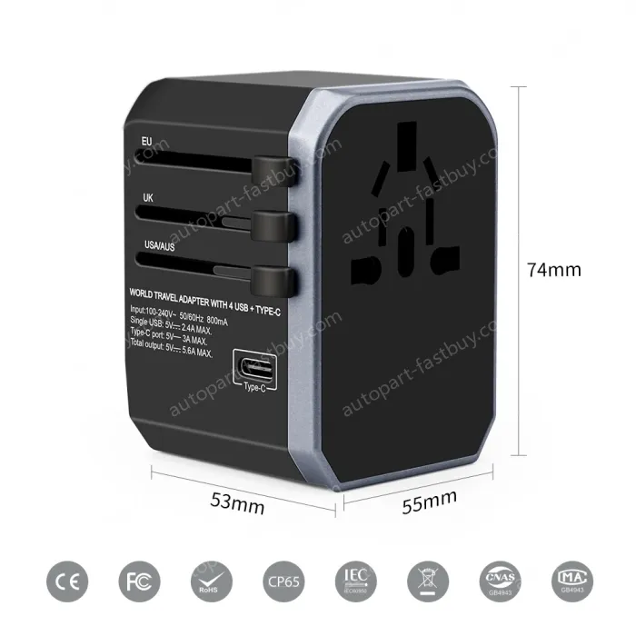 Type C travel adapter usb