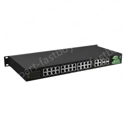 4 Ports Gigabit Combo + 24 Ports Gigabit RJ45 Rack-mount Unmanaged Industrial Ethernet Switch