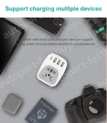 Universal to US plug adapter KRSAP-WLH010331