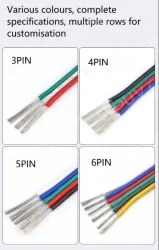LED light connecting cable 16AWG*4 and (26/0.254TS)