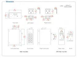 UOTEK 100M 8-Port unmanaged Ethernet Switch
