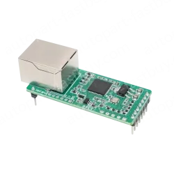 Low-cost serial-to-Ethernet module